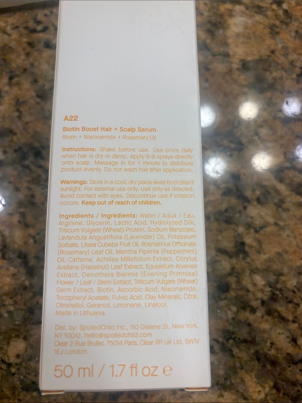SpoiledChild Biotin Boost Hair & Scalp Serum - Picture 2 of 4